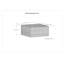 Pouf carré en coton 20 po Nate-1558665321