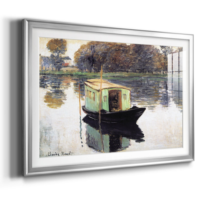 Le bateau-studio, 1874, Argent, H 27 po x l 39 po x P 1,5 po