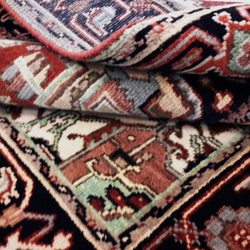 Canvello Hand Made Traditional Medallion Indo Indo Rug - 4'0'' X 6'0''