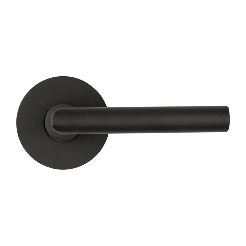 Satin Black Passage Door Lever