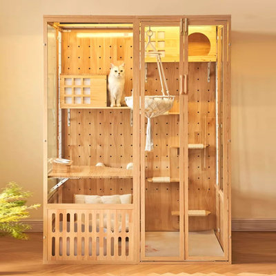 Oversized Space Voice-Controlled Light Modular Cat House