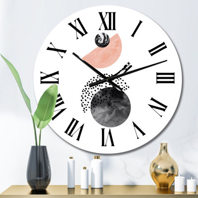 Horloge murale surdimensionnée
