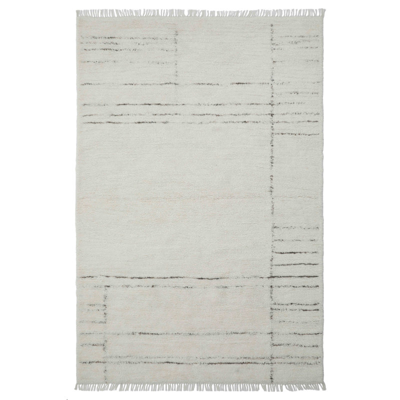 Tapis en laine tissé à la main Simard, Rectangulaire 3 pi x 5 pi