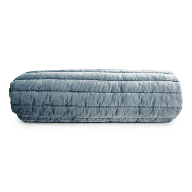Channel Modern & Contemporary Velvet Quilt, Mineral, King Quilt