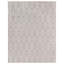 Samara Geometric Area Rug in Light Silver-25181379