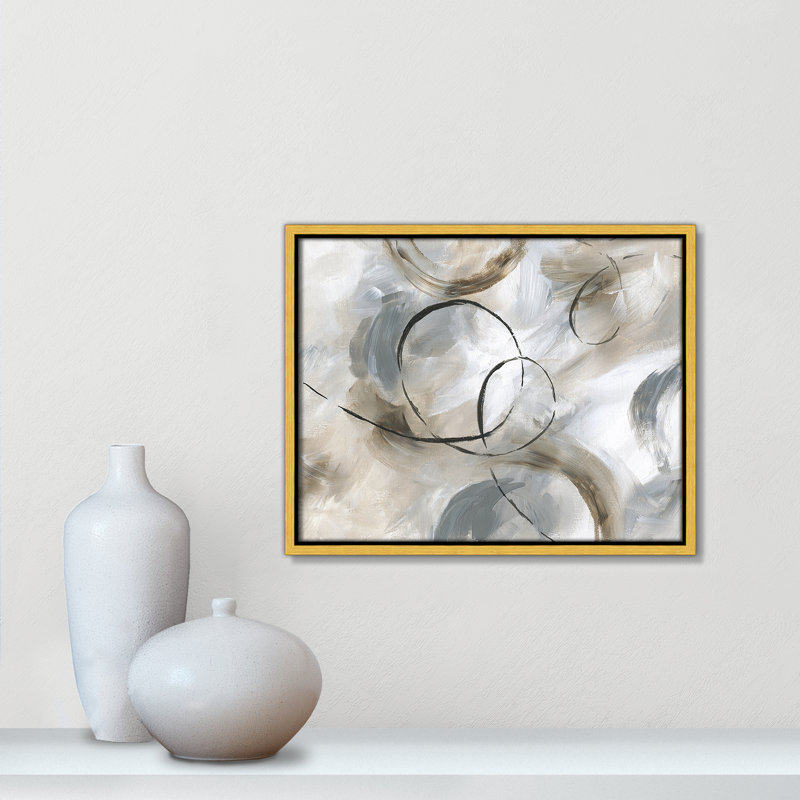 Allegro Print par Nan, Or, H 12,5 po x l 15,5 po x P 2 po