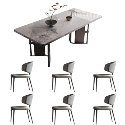 French style simple high-end dining table set