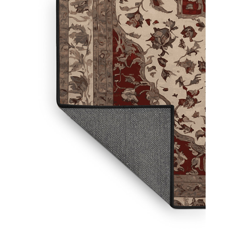 Tapis brun soyeux et moelleux, Carré 5 pi