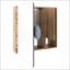 Armoire de salle de bain 29,63 po avec tablettes réglables et rangement à compartiments multiples pour une efficacité accrue