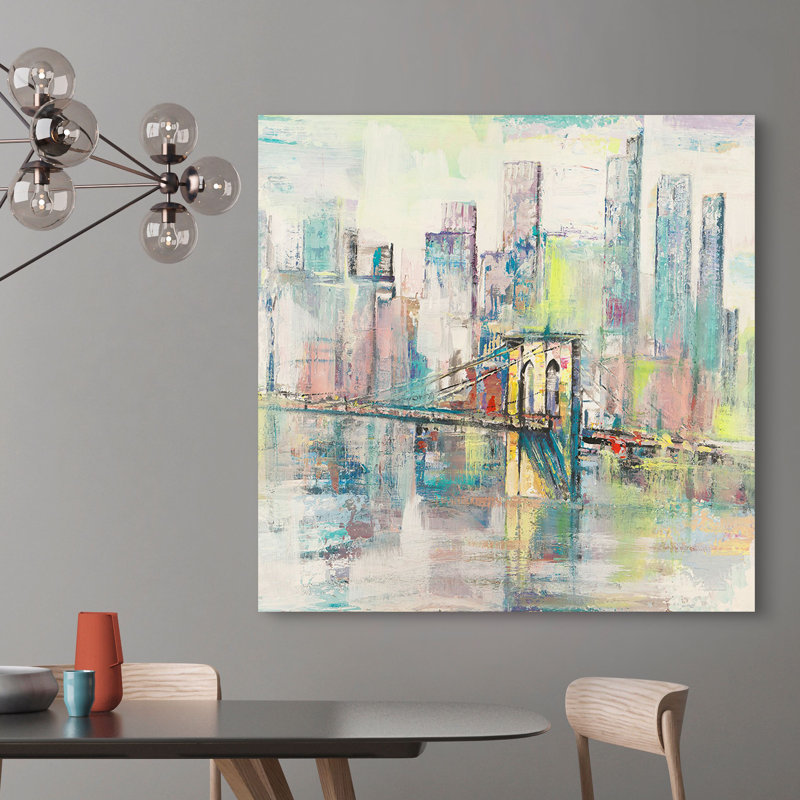 Morning In Manhattan by Luigi Florio - Wrapped Canvas Print, 70cm H x 70cm W x 4cm D
