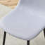 Ensemble de chaise de salle à manger confortable en lin et coton-331170314