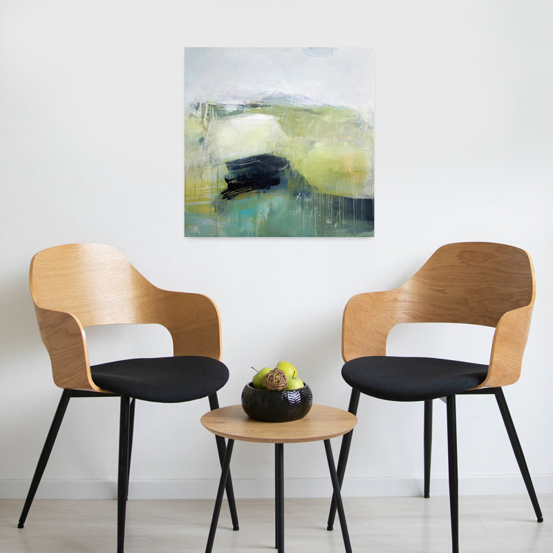 Art contemporain abstrait, H 24 po x l 24 po