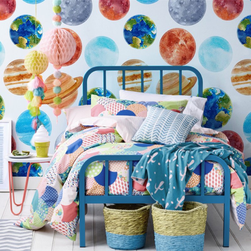 Buffie 2.5m x 2.5m Matte Peel and Stick Mural, 152 x 104cm
