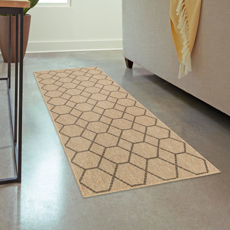Sheglita Abstract Indoor Rug, Runner 2'9" x 8'