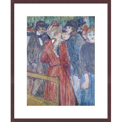 «At the Moulin de la Galette» par Henri de Toulouse-Lautrec, impression giclée encadrée