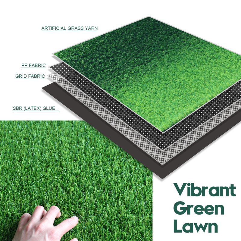 Tapis et rouleaux de gazon artificiel, 10 pi x 14 pi