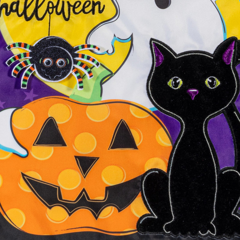 Drapeau d'Halloween amis du jardin d'Halloween