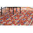 Caleesi Micro-Loop Hand Tufted Wool/Cotton Floral Rug in Rust/Beige/Blue-179423374