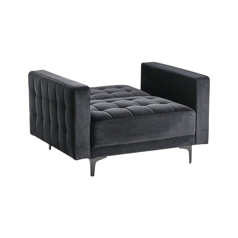 Armchair Chmura Velvet, Black