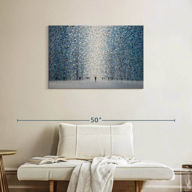 Avery Moonlight Rain, 24" H x 36" W