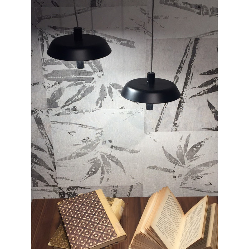 1 - Light LED Dome Pendant, Matt Black