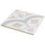 Carreau de porcelaine 9 po x 9 po Plumeria (10,65 pieds carrés / caisse)