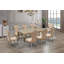 9 - Piece Solid Wood Dining Set