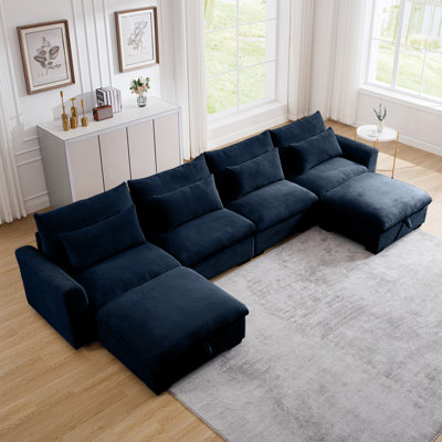 Canapés modulaires en velours côtelé Big Big