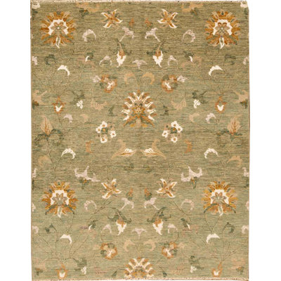 Wool Floral Area Rug