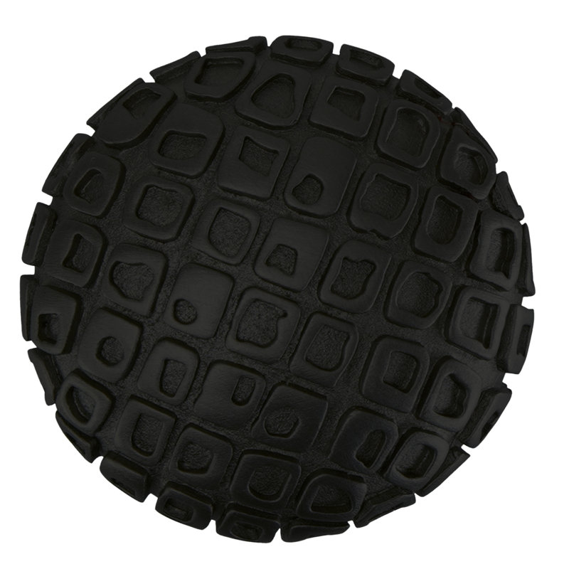edgar berebi rio knob in matte black plate