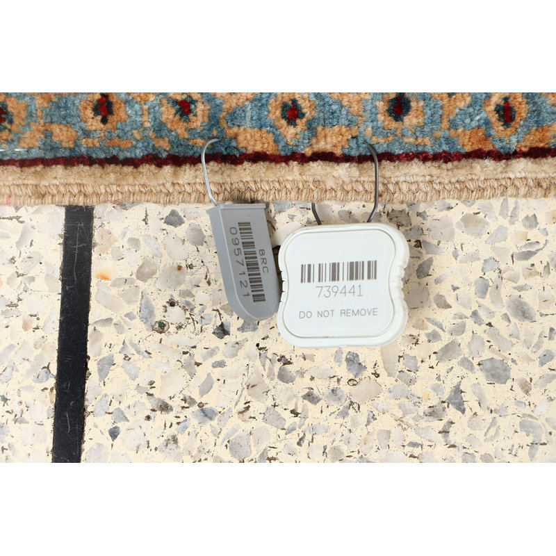 Handwoven High-Quality Light Blue/Red/Navy/Beige Area Rug