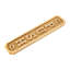 Brass Door Sign "Push" 5-1/2 in. Vintage Door Plaque
