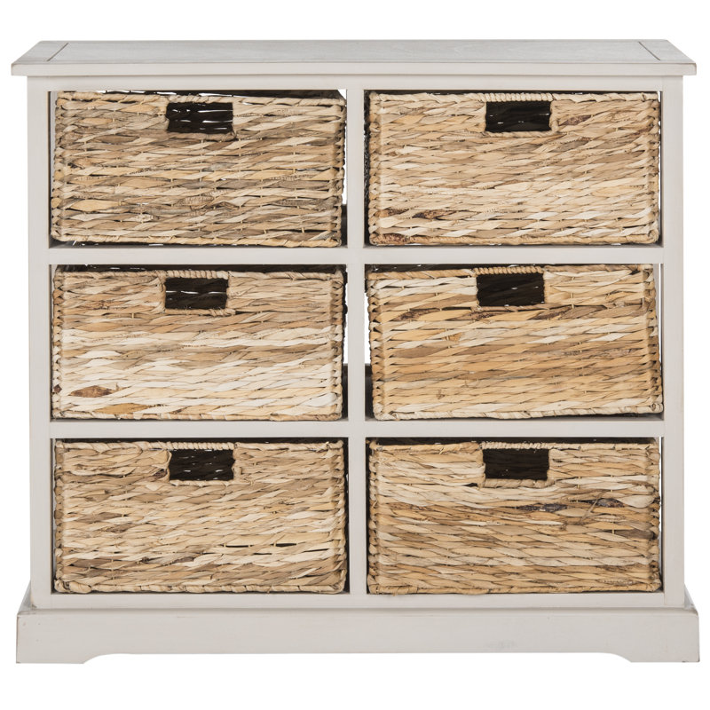 Painswick Solid Wood Accent Chest, Vintage Gray