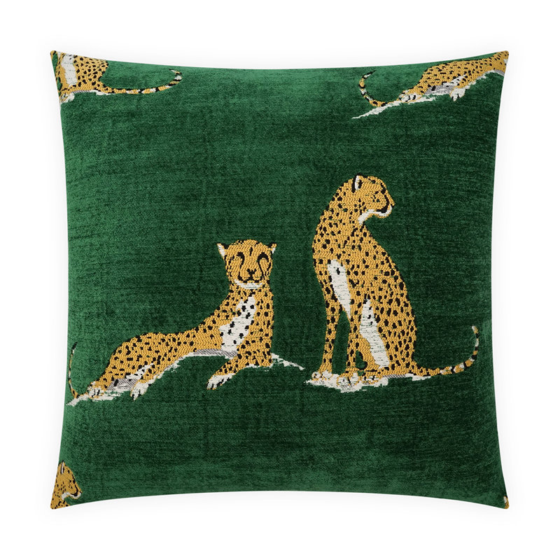 Big Iris Square Pillow Cover & Insert, Square 24", Marmalade