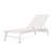 White Outdoor Chaise Lounge Of Two Pieces - Nylon Mesh, Aluminum Frame, Hand-Crafted Details, Assembly 2Pcs Chairs White, Aluminum, Details