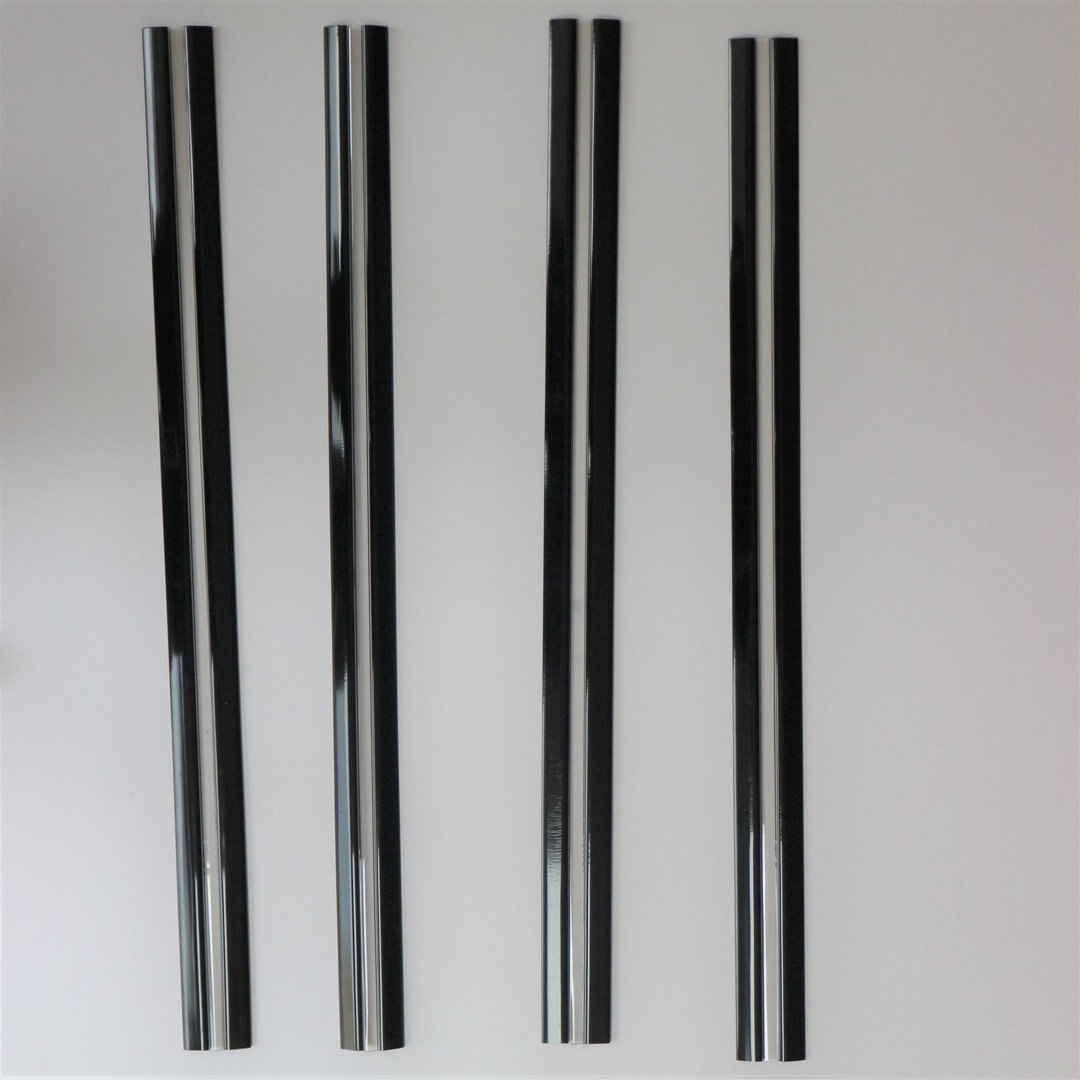 500mm Black Low Profile Flex hinges, Fexible Living Hinges, Plexiglass, Continuous Acrylic Piano Hinges