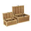 Damen 2 - Piece Handmade Wood Decorative Box