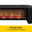 duraflame® Electric Fireplace Baseboard Heater, Black