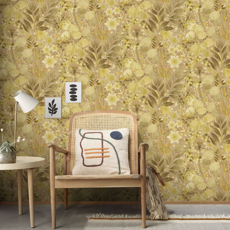 Papier peint Secret Grove, Yellow