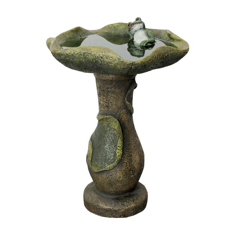 Concrete / Cement Pedestal Birdbath