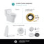 Toilette une pièce à hauteur ajustable 1,6 GPF Fine Fixtures-88369097