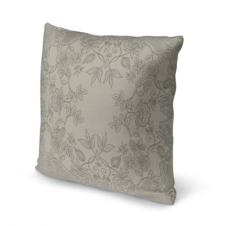 Mazy Bluish Gray Throw Pillow - Accent Pillows - Throw Pillows