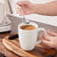 Ensemble de grandes tasses en céramique blanche 4 pièces | Grandes tasses à café 16 oz, modernes et robustes-122829692