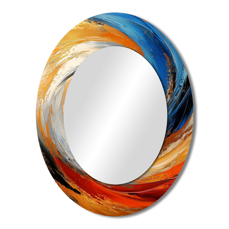 Miroir mural Golden Rainbow, 43 po x 33 po