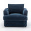 Fauteuil d'appoint en velours Alameda-118661472