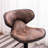 2 , Brown - Adjustable, Base, 360 Swivel Seat With Soft Padding In For Versatile Use-1329332297