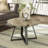 Paramus Cross Legs Round Coffee Table-1419091101-1412365969