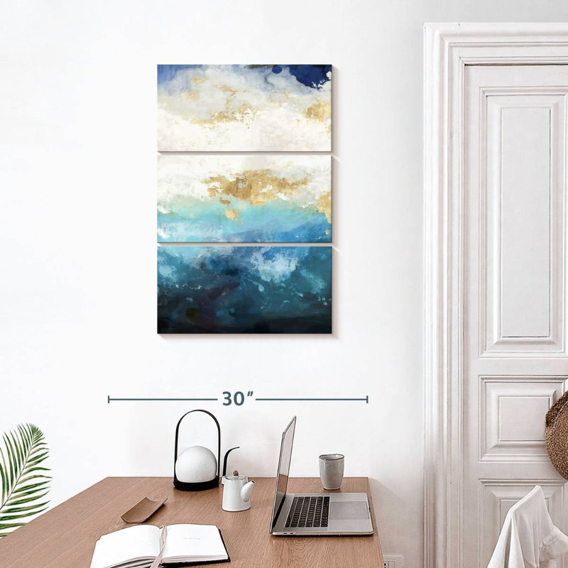 Avery Water Landscape Abstract, 32" H x 20" W