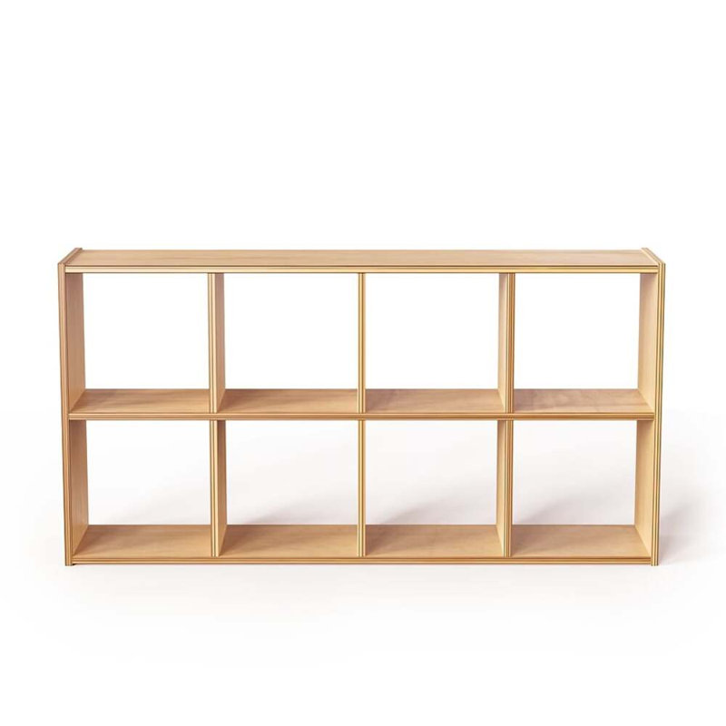 Six cubes horizontaux, Naturel, H 31,7 po x l 54 po x P 11,8 po
