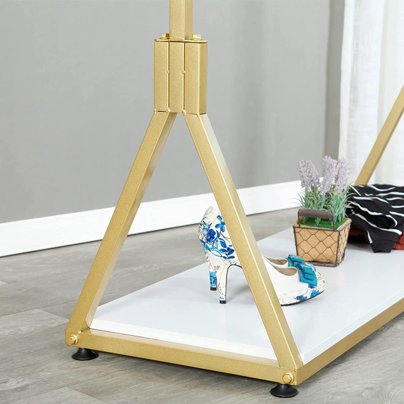 Trudel 120cm Rolling Clothing Rack